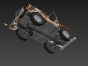 jeep willys Modelo 3D