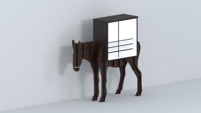 pony wardrobe Modèle 3D .c4d .max .obj .3ds .fbx .stl .blend 