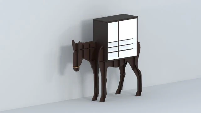 pony wardrobe 3D Model .c4d .max .obj .3ds .fbx .stl .blend