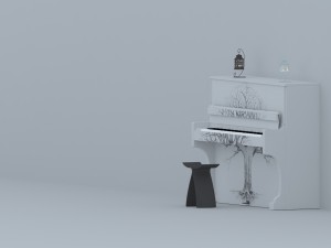 piano Modelo 3D