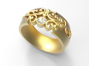 wedding ring 3D Модель