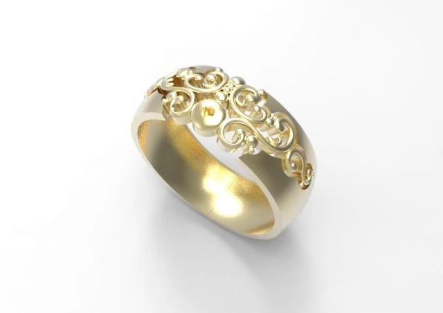 wedding ring 3D Model .c4d .max .obj .3ds .fbx .stl .blend 