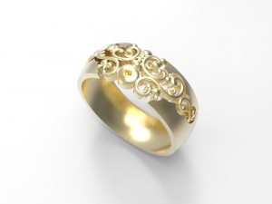 wedding ring 3D 모델