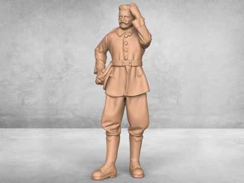 Soldado del ej&eacute;rcito Modelo de impresión 3D