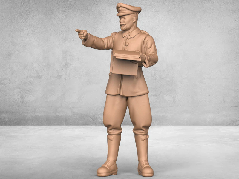 Ufficiale dell'Esercito Modello di stampa 3D .c4d .max .obj .3ds .fbx .stl .blend