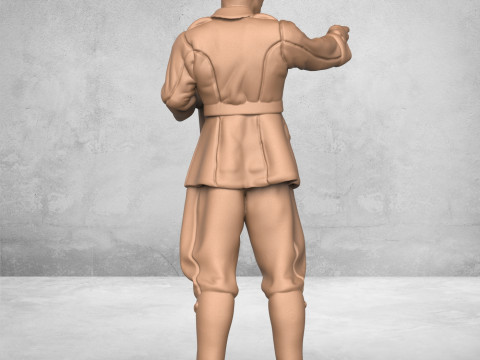 Army Officer 3D प्रिंट मॉडल