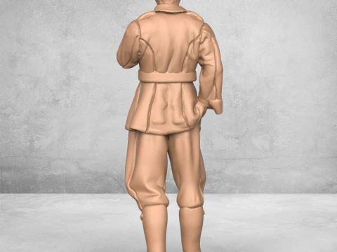 Army Commander 3D Print Model