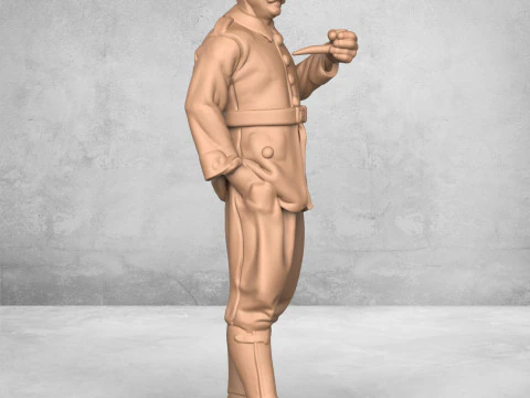 Army Commander 3D Print Model