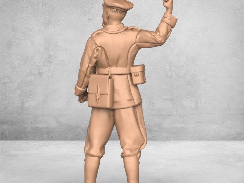 Angry Army Soldier 3D 打印模型