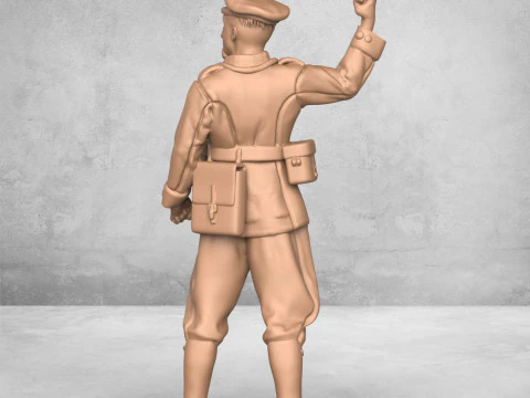 Soldato dell'esercito arrabbiato Modello di stampa 3D