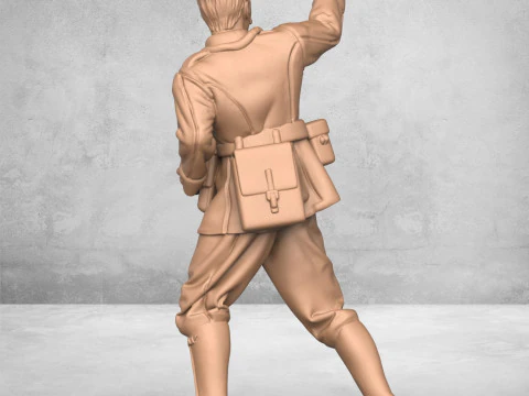 Ufficiale dell'esercito attaccante Modello di stampa 3D