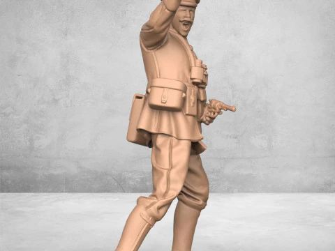 Ufficiale dell'esercito attaccante Modello di stampa 3D