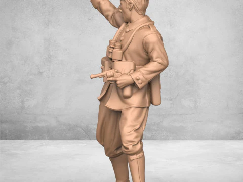 Ufficiale dell'esercito attaccante Modello di stampa 3D