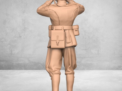 Army Commanding Officer 3D 프린트 모델