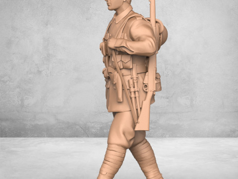 Army Marching Soldier Modello di stampa 3D