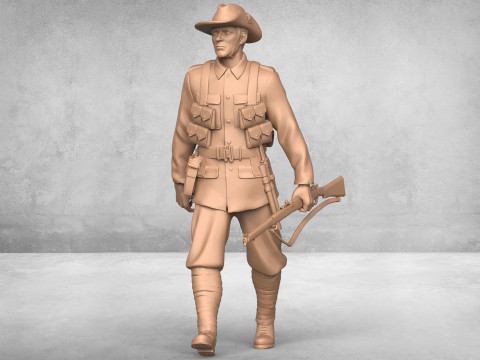 Military Soldier 3D 프린트 모델