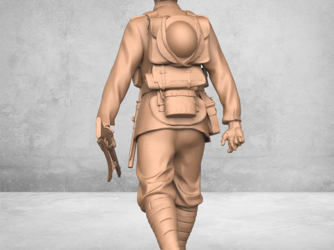 Military Soldier 3D Print Model