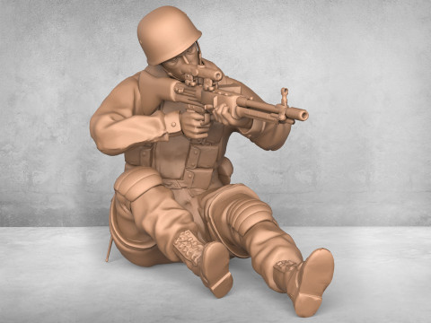 Army Soldier 3D 프린트 모델