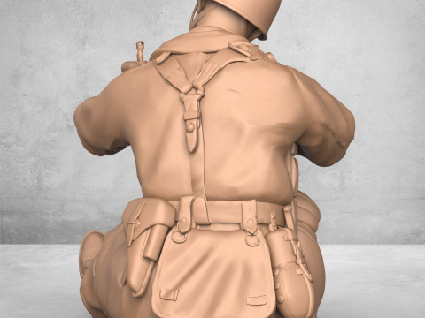 Army Soldier 3D 打印模型