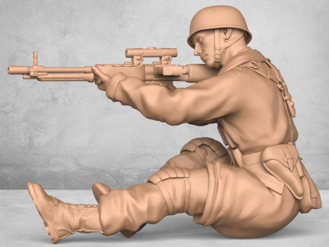 Army Soldier 3D 打印模型
