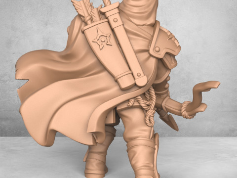Ancient Archer Attacking Pose 3D 打印模型