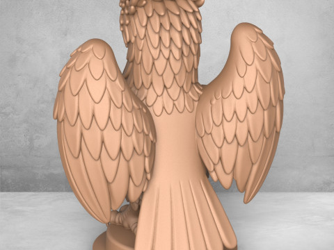 Eagle Miniature 3D 打印模型