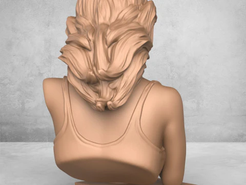 Linda est&aacute;tua de casal Modelo de Impressão 3D