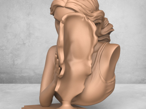 Beautiful Couple Statue Modello di stampa 3D