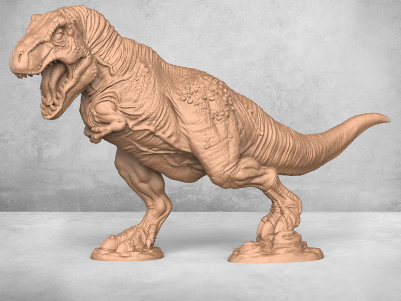 怪物特雷克斯恐龙 3D 打印模型 .c4d .max .obj .3ds .fbx .stl .blend 