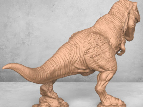 怪物特雷克斯恐龙 3D 打印模型