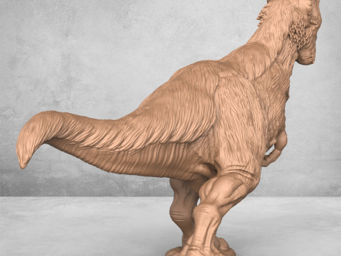 Trex Dinosaur Statue Modello di stampa 3D