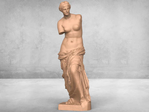 रोमन शैली के आदमी की मूर्ति 3D प्रिंट मॉडल