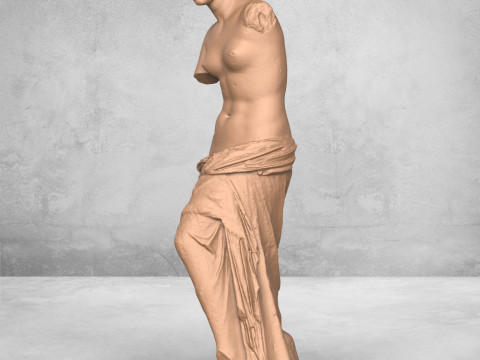 Roman Style Man Statue 3D Print Model