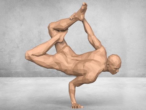 Dancing Man Statue 3D प्रिंट मॉडल