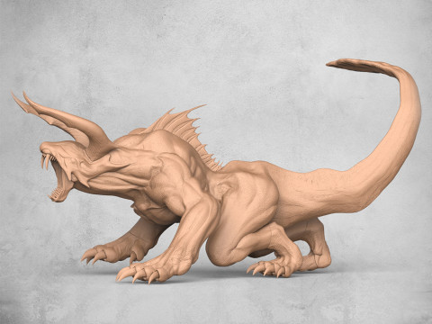 Monster Alien Animal 3D प्रिंट मॉडल