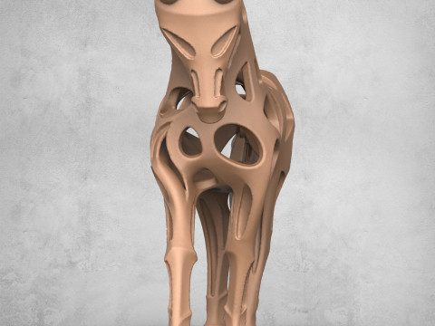 Modern Horse Statue 3D Print Model
