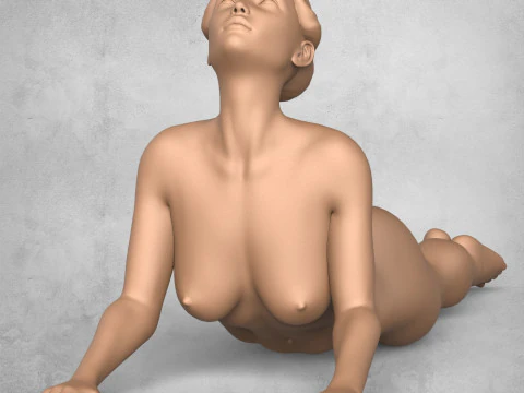 Yoga Female Pose Collection 3D Print Model