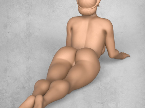 Yoga Female Pose Collection 3D प्रिंट मॉडल