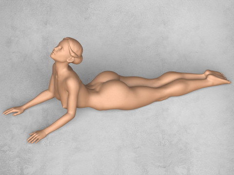 Yoga Female Pose Collection 3D प्रिंट मॉडल
