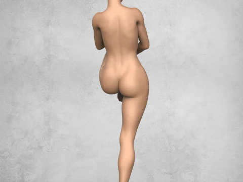 Yoga Female Pose Collection 3D Print Model