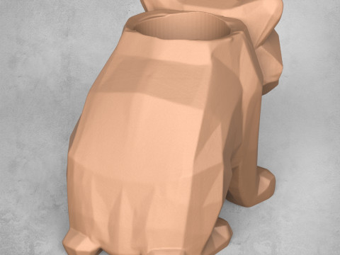 Tiger Pot Modelo de impresión 3D