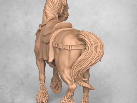 Re Cavallo Modello di stampa 3D