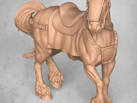 Re Cavallo Modello di stampa 3D