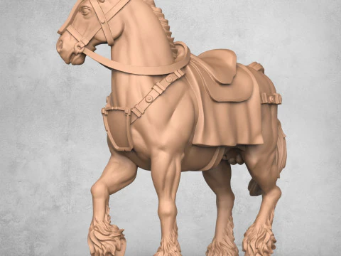 Re Cavallo Modello di stampa 3D