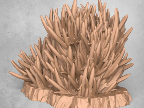 Grama Selvagem Modelo de Impressão 3D