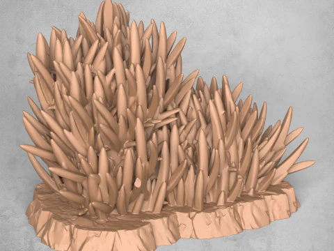 Grama Selvagem Modelo de Impressão 3D