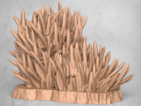 Wild Grass 3Dプリントモデル