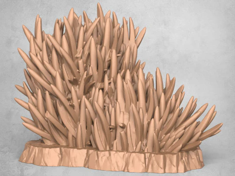 Grama Selvagem Modelo de Impressão 3D