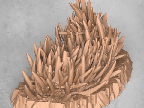 Wild Desert Grass 3D Print Model