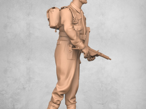 Army Standing Guard 3Dプリントモデル